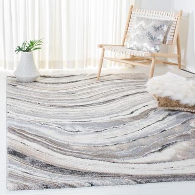SAFAVIEH Cyrus Shag Sabrine Abstract 1-inch Thick Rug