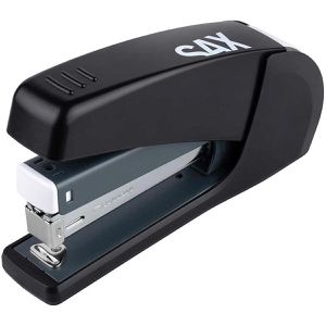 Sax Heftgerät Design Easy Pro 459 M+, 0-459-19, Bürohefter mit Flachheftung, schwarz, Heftleistung 25 Blatt