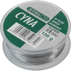 Lötzinn Lötdraht 100-g-Packung zum Löten STALCO S-21620