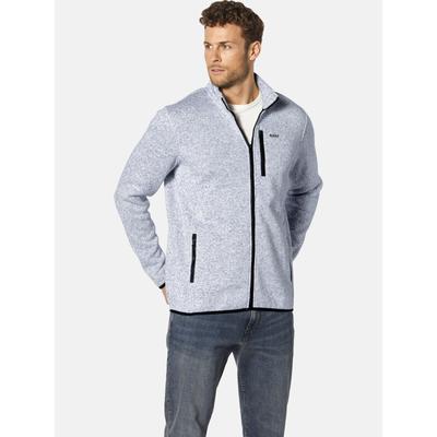 Sweatjacke BABISTA "Fleecejacke CIOTOLLI", Herren, Gr. XL, blau, Obermaterial: 100% Polyester COOLMAX PES(Coolmax)., Sweatjacken Sweatjacke