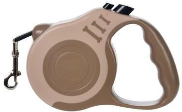 Uplift Essentials Automatic Retractable Dog Leash Lead coffee 3 M (9.8 Ft)