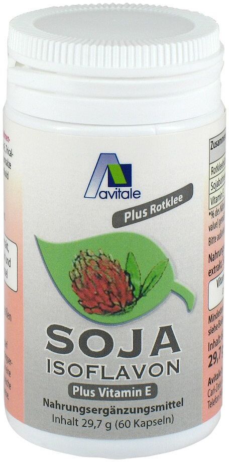 Avitale Soja Isoflavon Kapseln 60 mg + E 60stk