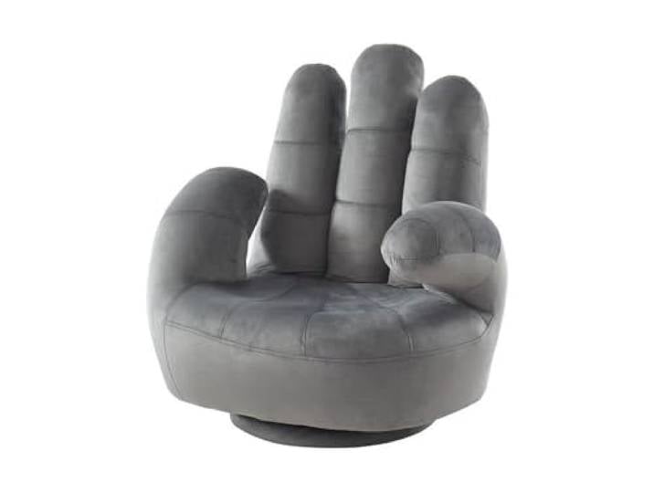 Vente-unique - Sessel mit gerader Rückenlehne 1 Person Catchy - Samt Drehfunktion für mehr Flexibilität Trendiges Design Weicher Samt