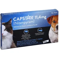 Capstar 11,4 mg Tabletten Katzen/kleine Hunde