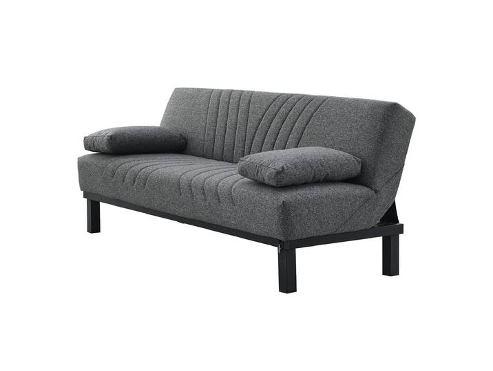 Einzelsofa 3-Sitzer grau Schlaffunktion 190 cm - RADOO