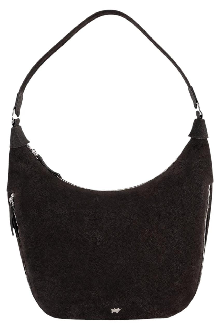 Umhängetasche LIV VELVET Hobo Bag M braun braun Damen - Leder