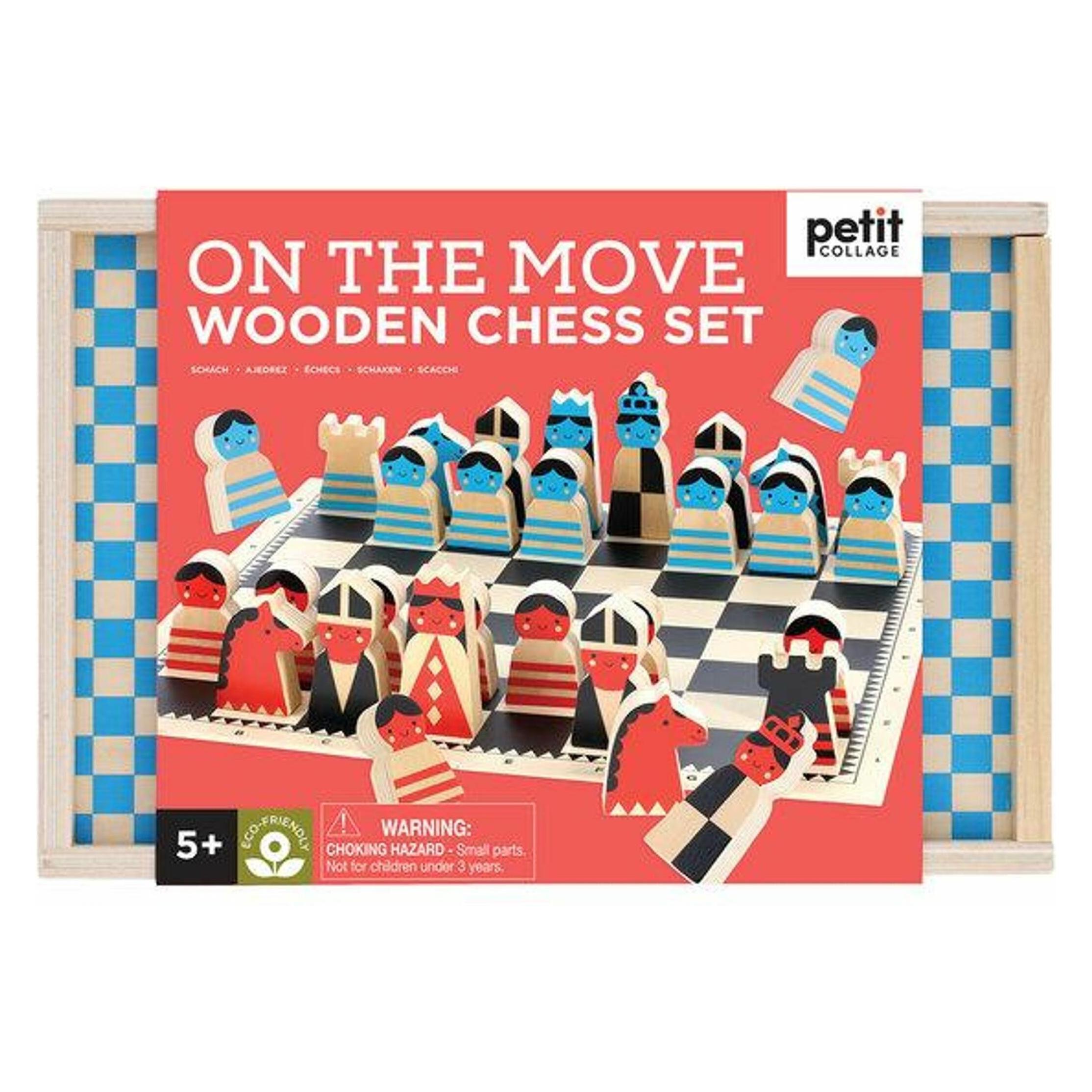 Abrams & Chronicle On the Move Wooden Chess Set (PTC688)