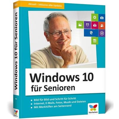 Windows 10 für Senioren, Taschenbuch von Jörg Rieger,Markus Menschhorn, Vierfarben