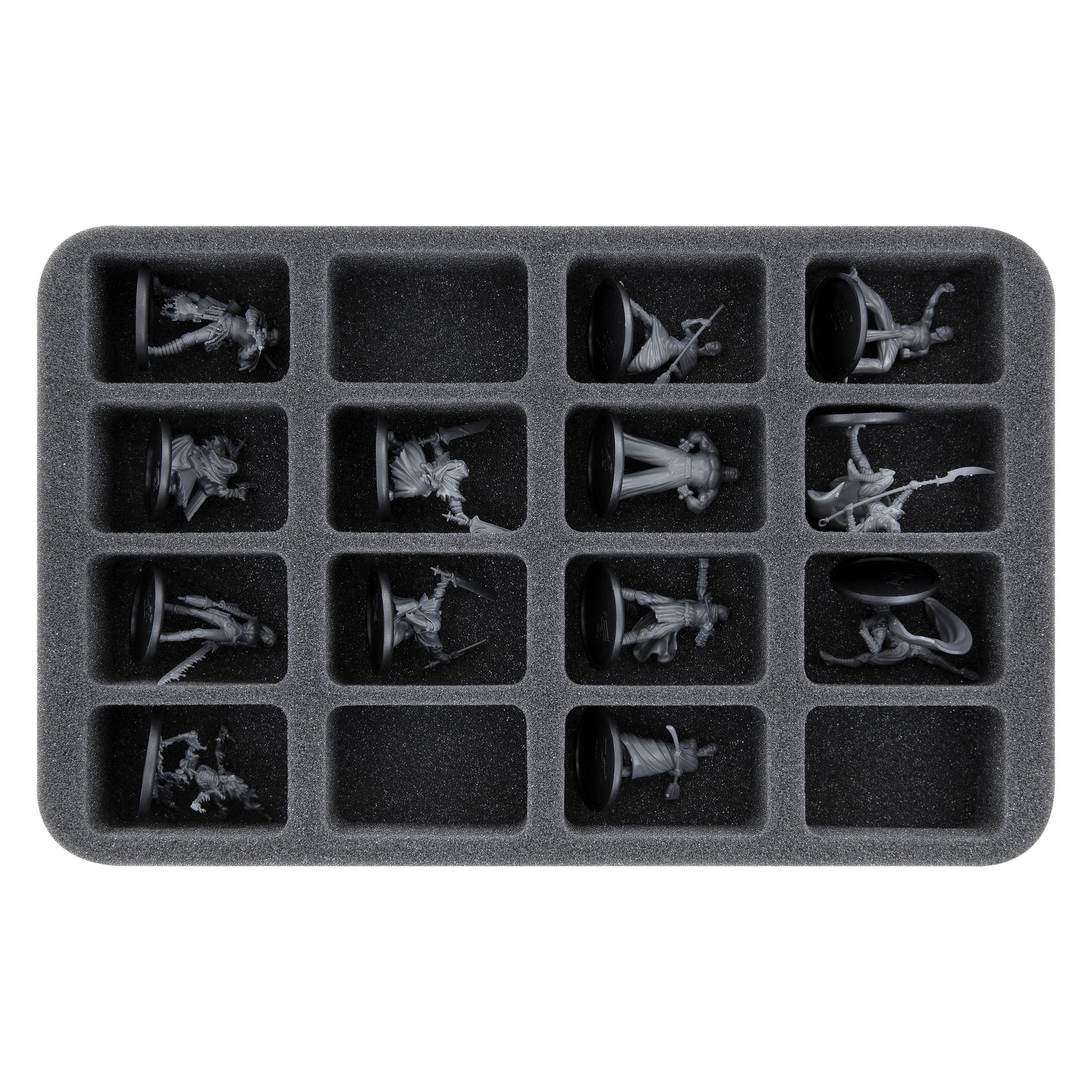 Feldherr HS040A035 Schaumstoffeinlage für Malifaux - 16 Fächer (Schaumstoff) (HS040A035)