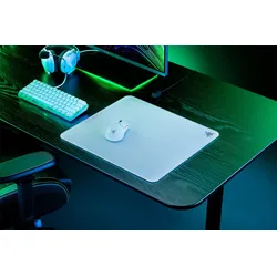 RAZER Atlas Gaming-Mauspad aus gehärtetem Glas, 450x400mm, weiß