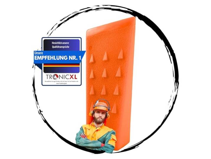TronicXL Premium verfwig splijtwig voor hout, stam, bosbouw, houtsplijter, boom, afzetwig, brandhout, ABS-kunststof (14 cm)