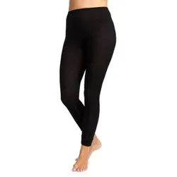 Damella Wool Leggings Schwarz Merinowolle Large Damen