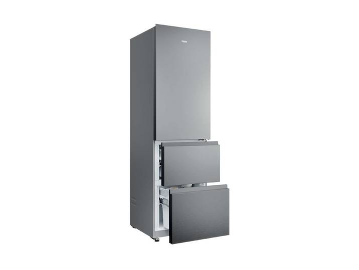 Haier Kühl-/Gefrierkombination Combi 3D 55 HTR3518ENMX, 185 cm hoch, 54,5 cm breit, Easy Access-Gefrierschubladen: Alles schnell gefunden