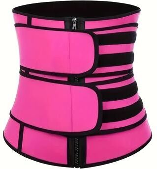 Friendly Fresh Finds Neoprene Slimming Waist Trainer Girdle Sauna Sweat Shaping Belt For Women pink l