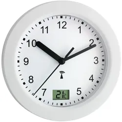 TFA® Funkwanduhr 60.3501 Ø 17 cm silber