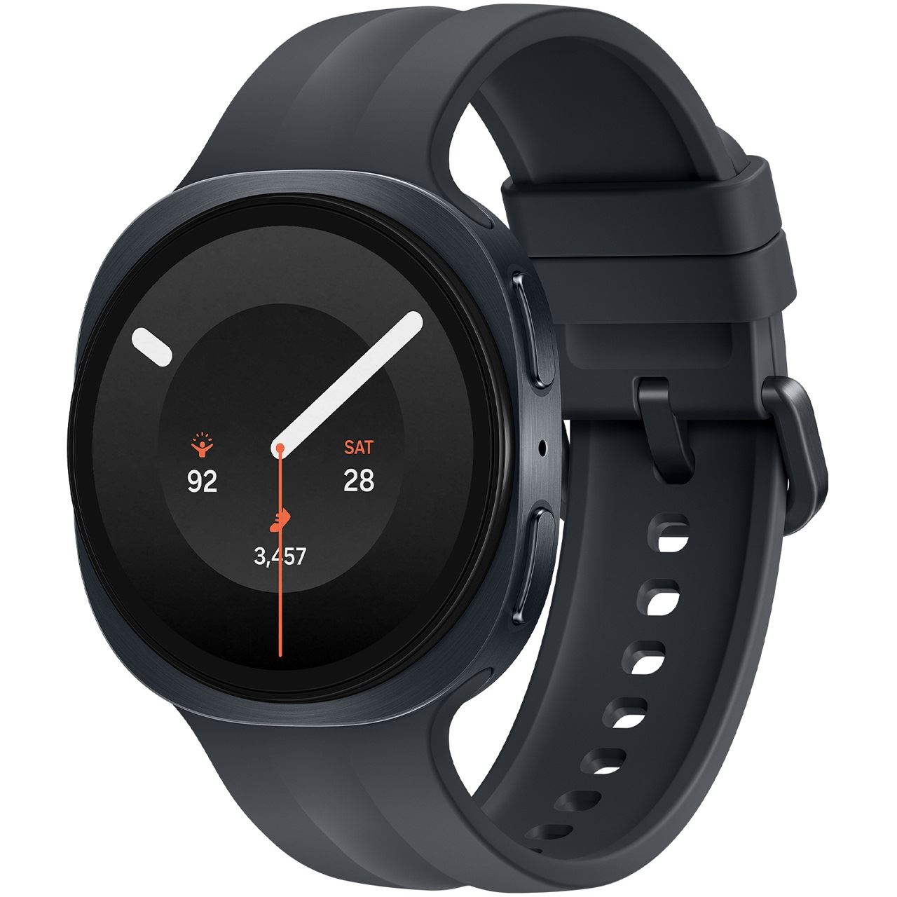 Samsung Galaxy Watch9 (dunkelgrau, 40 mm, Bluetooth, Sport Band S/M)