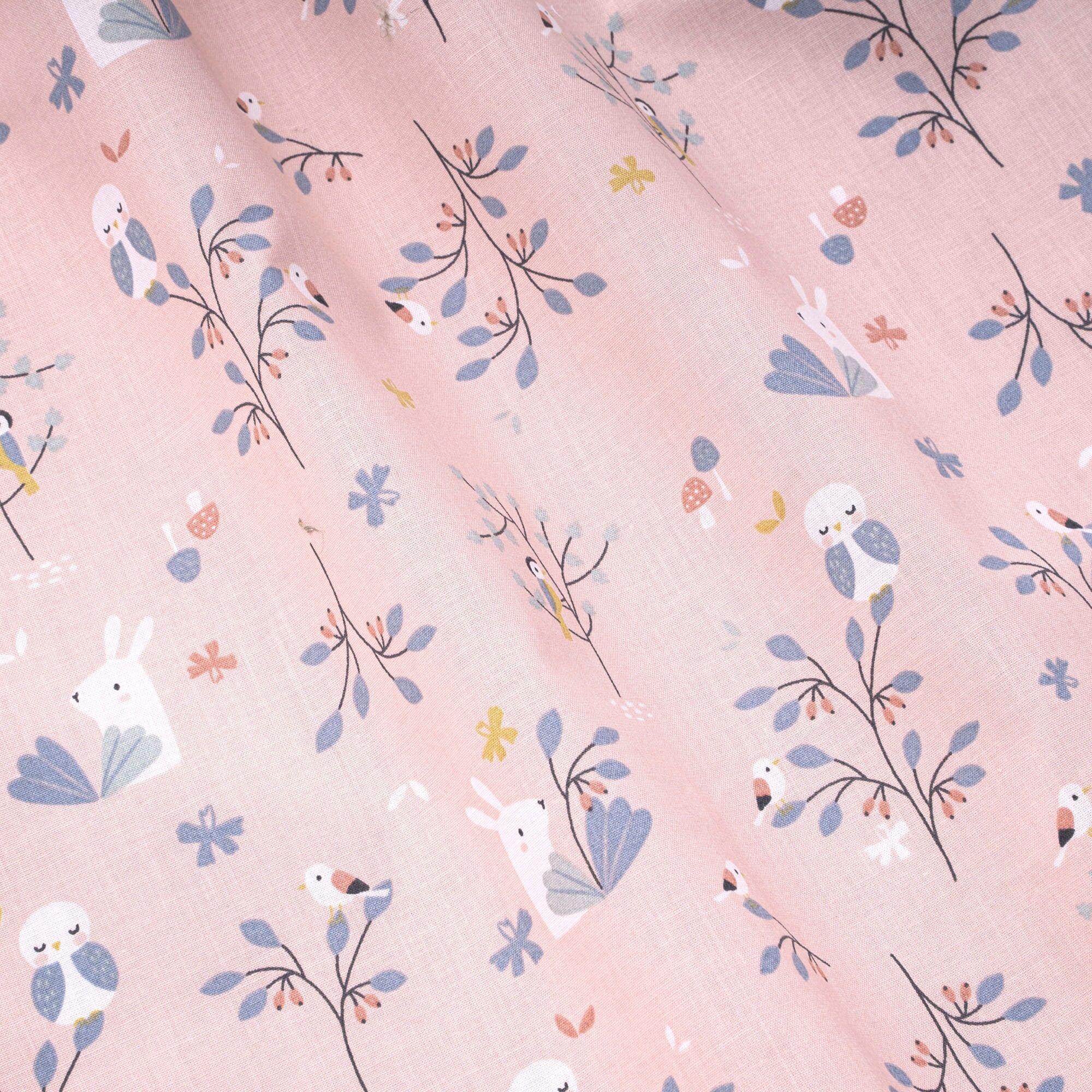 Nestchenschlange JULIUS ZÖLLNER "Rosalie", rosa (rosalie), Obermaterial: 100% Baumwolle. Füllung: 100% Polyester, Bettnestchen, Nestchenschlange, Made in Germany rosalie Einheitsgröße