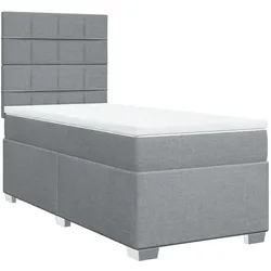 vidaXL, Boxspringbett, Cheryl (Block mit Quadraten) (120 x 200 cm)