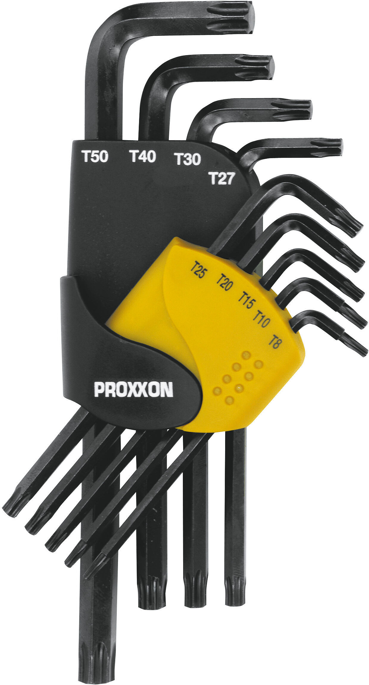 Proxxon Winkelschraubendrehersatz Winkelschlüsselsatz Für Torx-Schrauben (9-Tlg.) 23944