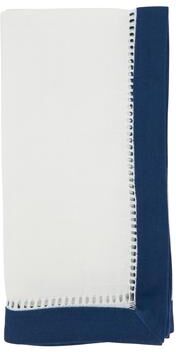 Saro Lifestyle Classic Charm Two-Tone Hemstitch Napkin (Set of 12)
