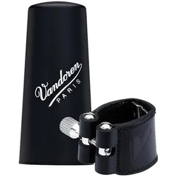 Vandoren LC25P B-Klarinette Leder-Blattschraube mit Plasik-Kapsel