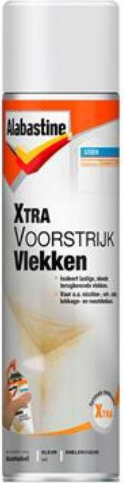 Alabastine Xtra voorstrijkverf voor vlekken, wit, 0,5 liter