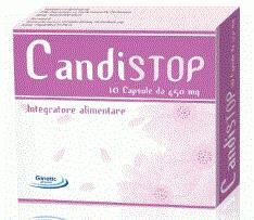 GINETIC PHARMA Sas CANDISTOP 10 Cps 450mg