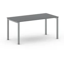 Büroschreibtisch METAL 160x80 cm, Graphit