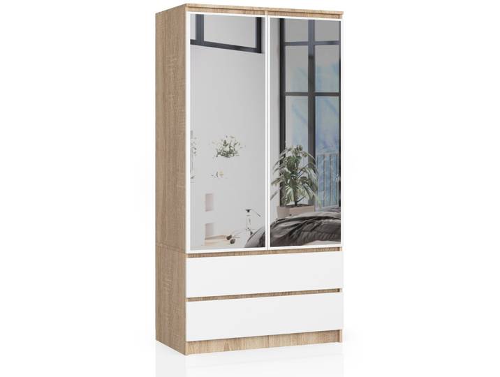 Kleiderschrank – Sonoma Eiche / Weiß