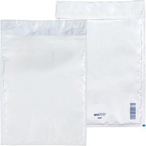 aroFOL Luftpolstertaschen Poly, für DIN C5, 220 x 265mm, Typ E, haftklebend, weiß, 100 Stück