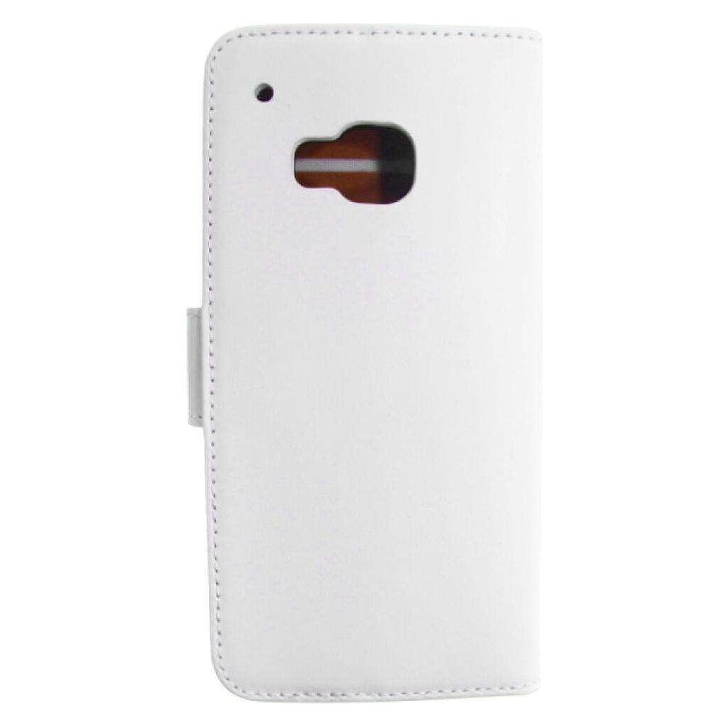 OEM Slim Leather Book Case for HTC M9 - white 4250710561452 (HTC One M9) (25445276)