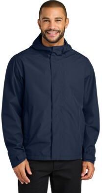 Port Authority J714 C-FREE Rain Jacket in True Navy Blue size 2XL   Polyester