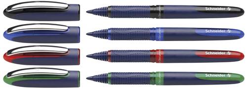 Schneider Schreibgeräte Tintenroller One Business 0.6mm Blau, Grün, Rot, Schwarz 183094 4St.