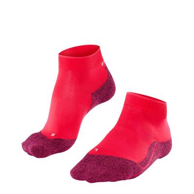 Laufsocken FALKE "RU4 Light Performance Short", Damen, Gr. 39-40, Sockengröße, rosa (rose), Materialmix, normal, Socken, leichte Laufsocke mit mittlerer Polsterung, schnelltrocknend