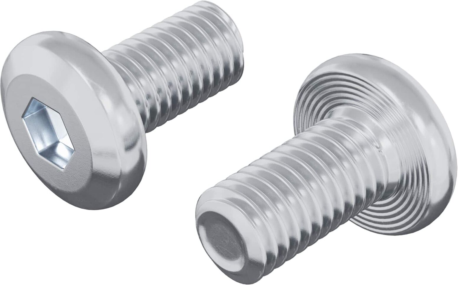 vidaXL Vis de verrou Uni 2 pièces Argenté M6 x 12 mm Acier