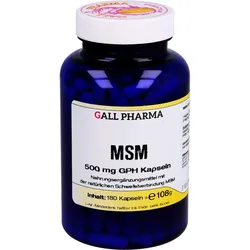 Msm 500mg Gph Kapseln 180 ST