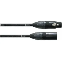 Cordial Mikrofonkabel CSM 5 FM-GOLD 250 - 5 m / CMK 250 / NEUTRIK XLR female  / ... - Mikrofonkabel