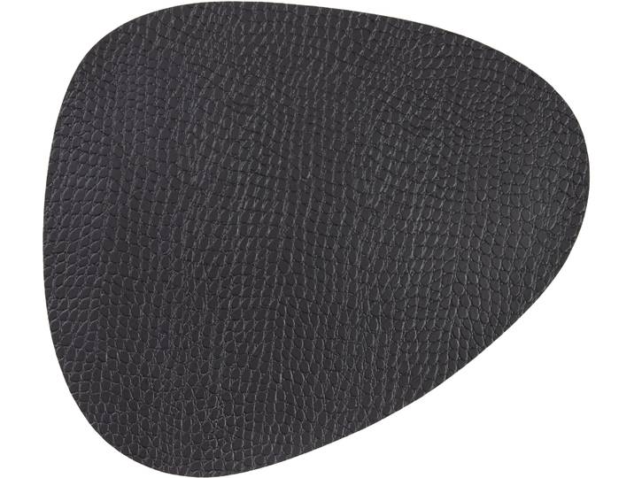 Platzset STUCO Iguana – Stone-Shape , schwarz, B:37cm L:44cm, Obermaterial: 82% PVC, 18% Polyester, Platzsets, Platzset