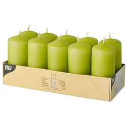 PAPSTAR 40 Stumpenkerzen Ø 40 mm · 90 mm kiwi