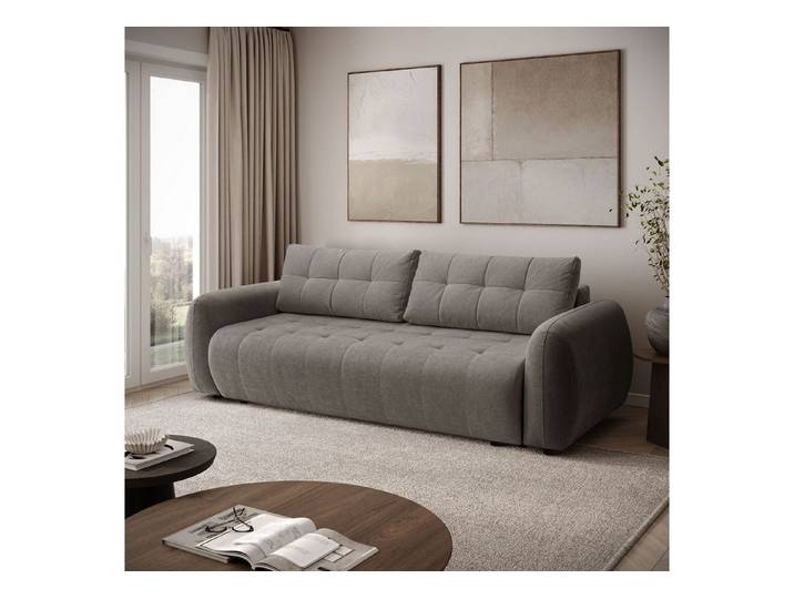 Lookway Sofa OMEGA 2-Sitzer Schlafsofa mit Bettkasten, 252x105x92 cm