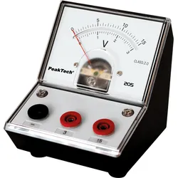 PEAKTECH 205-05 - Voltmeter, analog, Tischgerät, 0 - 3 V / 15 V DC