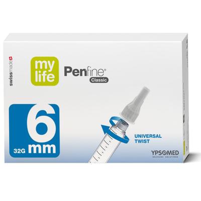 Mylife Penfine Classic Kanülen 6 mm 100 St Kanüle