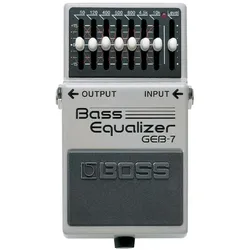 BOSS (Electronics) GEB-7 Bass Equalizer Effekt-Pedal (Bass, E-Bass, Kontrabass), Effektpedal, Grau