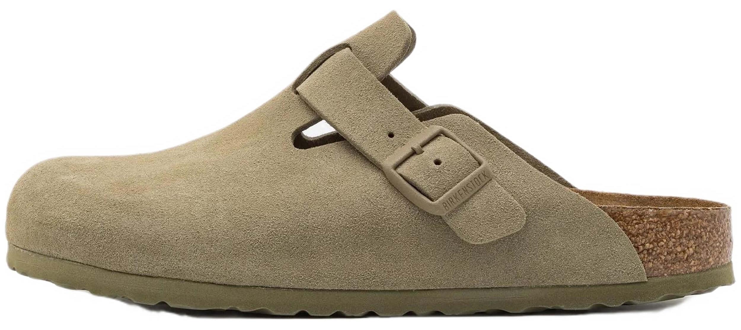 Clogs Birkenstock Boston Suede Leather für Damen