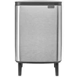 Brabantia Bo Waste Bin, Abfalleimer, Silber