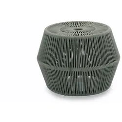 Gartenhocker Bosa Ø 60 cm Rope Grün