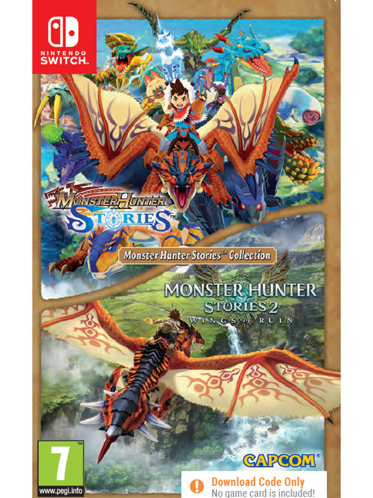 Monster Hunter Stories Collection (Code in a Box) - Nintendo Switch - RPG - PEGI 7