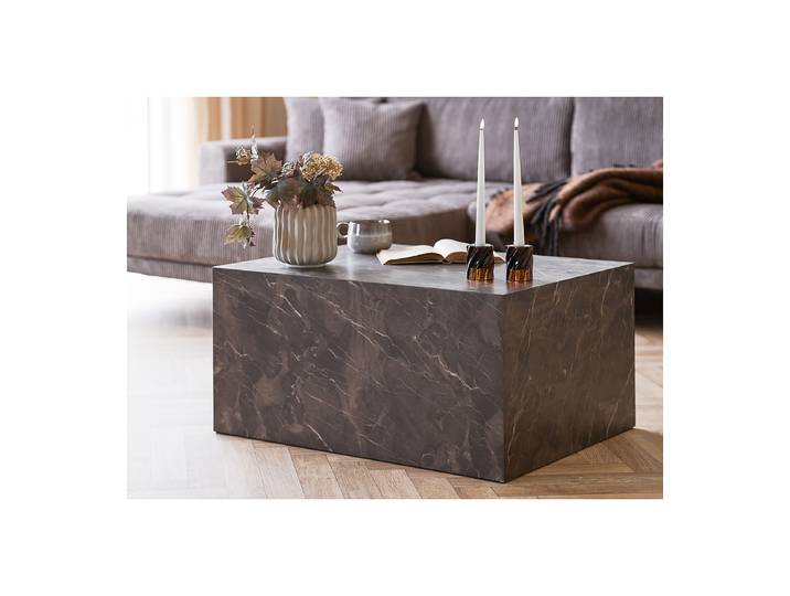 Couchtisch Altizer - rechteckig 60 x 40 x 80cm Braun