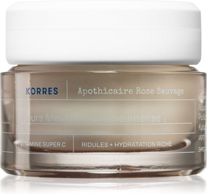Korres Wild Rose aufhellende Tagescreme für trockene Haut 40 ml