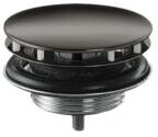 Hansgrohe Ablaufgarnitur 51301330 nicht verschließbar, für Waschbecken, polished black chrome